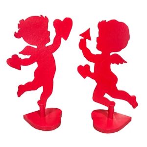 Vintage Wooden Cupid